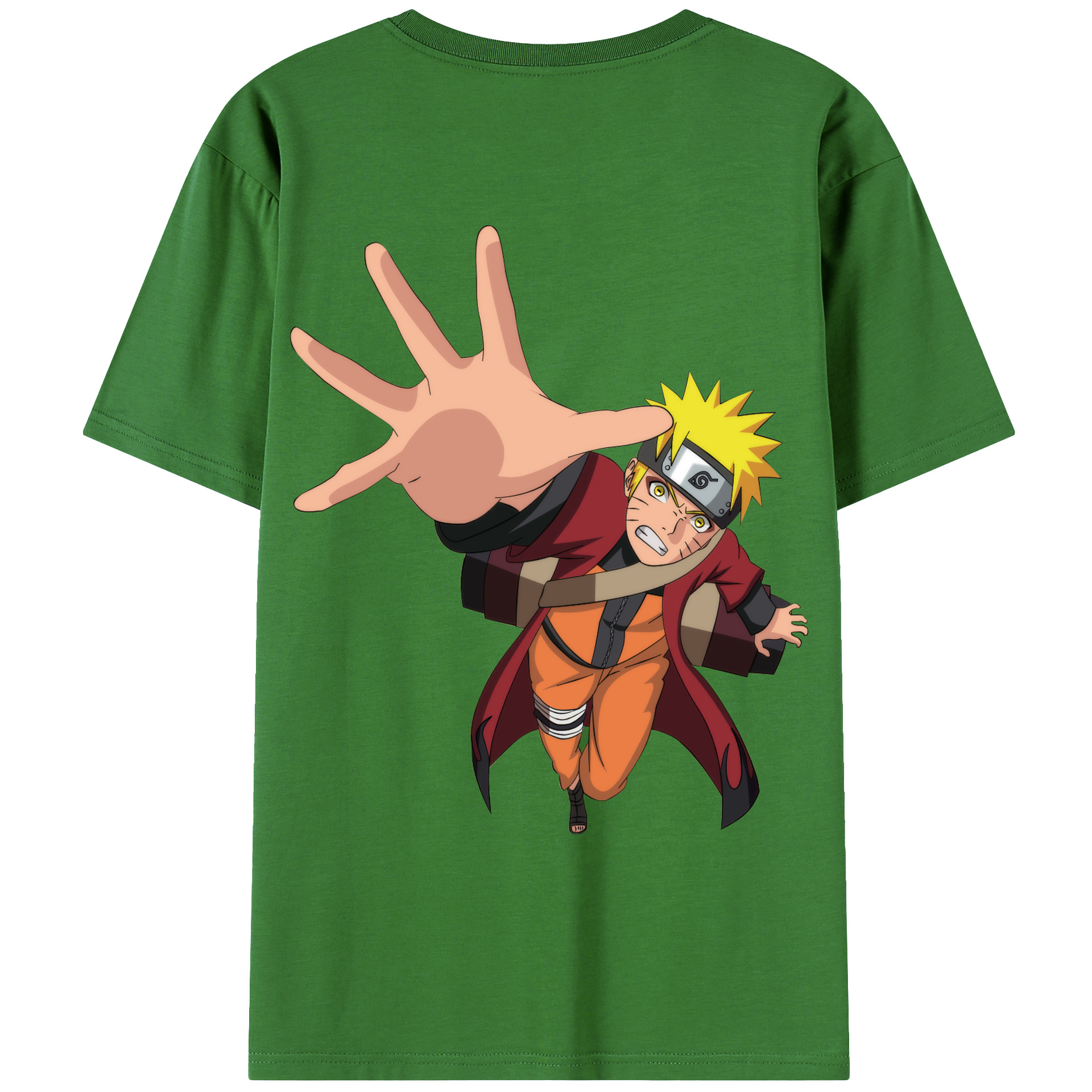（画像用） NARUTO -ナルト- うずまき ナルト Uzumaki Naruto レディース半袖Tシャツ(バックプリント)